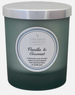 Shearer Candles Coloured Jar With Lid Vanilla & Coconut