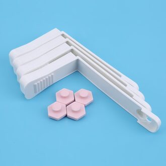 Sheet Houder Anti-Running Naald-Gratis Huishouden Onzichtbare Naadloze Antislip Clip Dekbedovertrek Quilt Vel Clip sheet Buckle roze