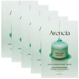 Sheet Mask Arencia Holy Hyssop Sheet Mask 5 st