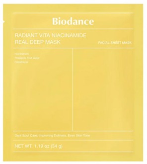 Sheet Mask Biodance Radiant Vita Niacinamide Real Deep Mask 1 st