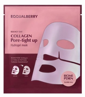 Sheet Mask Eqqualberry Collagen Pore-tight Up Hydrogel Mask 1 st