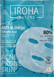 Sheet Mask IROHA Nature Anti-Blemish Salicylic Acid Face Sheet Mask 1 st