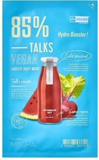 Sheet Mask Missha Talks Vegan Squeeze Sheet Mask Hydro Booster 27 g
