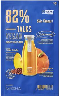Sheet Mask Missha Talks Vegan Squeeze Sheet Mask Skin Fitness 27 g