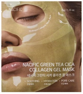 Sheet Mask NACIFIC Green Tea Cica Collagen Gel Mask 1 st