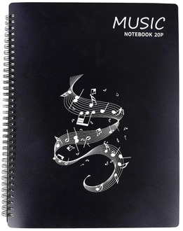 Sheet Music Folder Song Folder Paper Storage File Bag Blank Plastic Concert Chorus Folder A4 Musician and Band Pocket