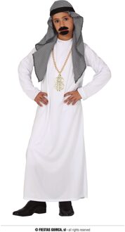 Sheik/Arabier verkleed set - 2-delig - carnaval 1001 nacht thema accessoires - kinderen 5-6 jaar (110-116)