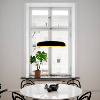 Shelby hanglamp zwart/binnen goud zwart, goud