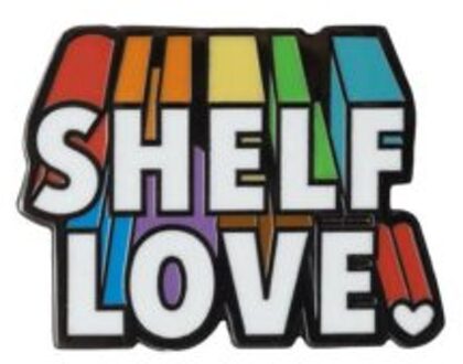 Shelf Love Enamel Pin - Out of Print