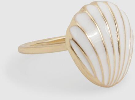 Shell Statement Ring, Gold - ONE SIZE