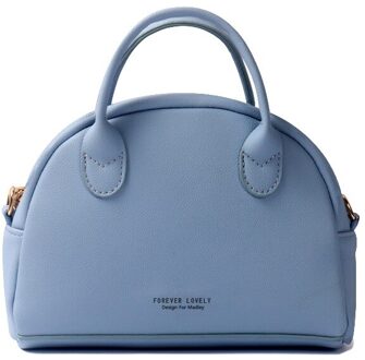 Shell Tas Vrouwen Mode Schoudertas Vrouwen Pu Lederen Messenger Crossbody Vrouwelijke Handtas Dames Kleine Tote Sac licht blauw
