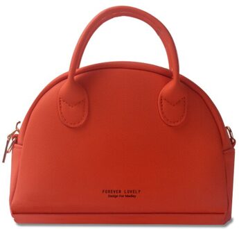 Shell Tas Vrouwen Mode Schoudertas Vrouwen Pu Lederen Messenger Crossbody Vrouwelijke Handtas Dames Kleine Tote Sac Oranje