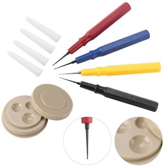 Shellhard Professionele Horloge Olieman Kit Horlogemaker Repair Tool Horloge Olieman Set 1 Olie Cup 4 Olie Pen Assortiment Watch Tool kit
