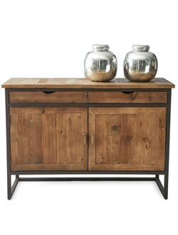 Shelter Island Dressoir - 126x51x90 cm Zwart