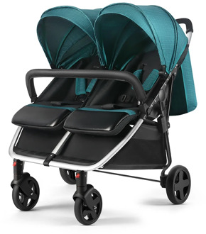 SHEN MA twin baby stroller high landscape multi-child stroller stroller light folding double can sit/lie stroller
