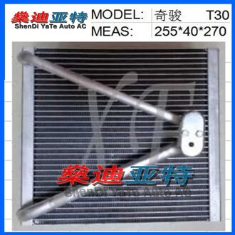 ShenDi YaTe Auto AC Auto Airconditioner Verdamper voor Nissan Qijun T30 verdamper kern grootte 270*255*40mm