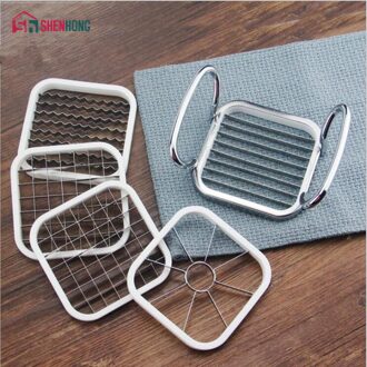 SHENHONG 5 in 1 Keuken Gadgets Rvs Groente Fruit Cutter Shredders Aardappel Chips Apple Peer Frieten Cutter