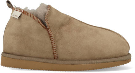 SHEPHERD Annie dames pantoffel - Taupe - Maat 38