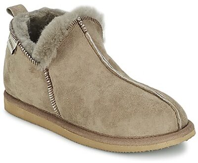 SHEPHERD Annie dames pantoffel - Taupe - Maat 38