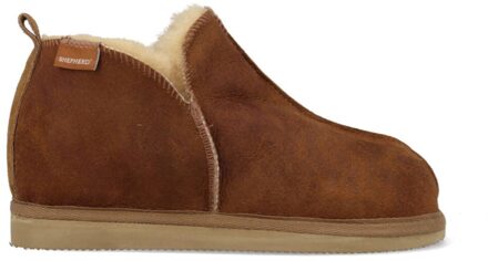 SHEPHERD Annie Dames Pantoffels - Antique Cognac - Maat 39