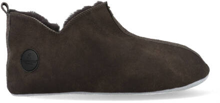 SHEPHERD Pantoffels Henrik 6201066 Bruin-41 maat 41