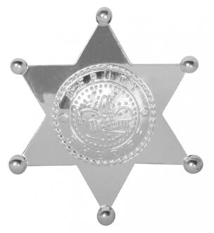 Sheriff broche sterren zilver