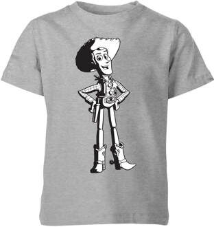 Sheriff Woody Kinder T-shirt - Grijs - 5-6 Years - Grijs