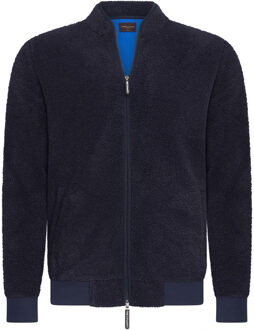 Sherpa fleece vest Blauw