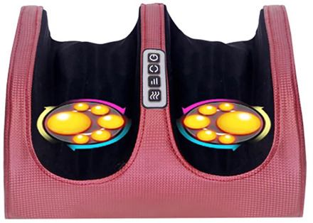 Shiatsu Foot Massager Machine Infrared Heat Deep Kneading Therapy Relieve Feet Led Pain from Plantar Fasciitis