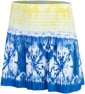 Shibori Wave 14in Rok Dames-Blauw,Veelkleurig - M