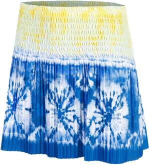 Shibori Wave 14in Rok Dames-Blauw,Veelkleurig - XS,S,M,L,XL