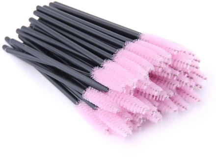 SHIDISHANGPIN Disposable Eyelash Eye Lash Makeup Brush Mini Mascara Wands Brush Eyelash Extension Tools for Beauty