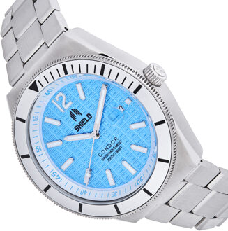 Shield Condor Armbandhorloge met datum - Blauw - maat