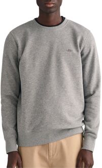 Shield Crew Sweater Heren grijs - L