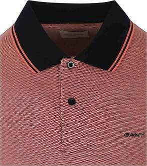 Shield Oxford Piqué Poloshirt Rood - 3XL,L,M,XL,XXL