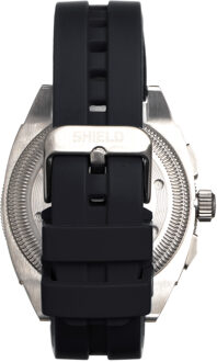 Shield Sonar chronograaf band horloge met datum Zilver