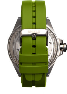 Shield Vessel-bandhorloge met datum Groen