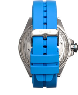 Shield Vessel-bandhorloge met datum - maat Hemelsblauw