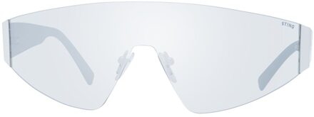 Shield Zonnebril Modern Ontwerp Lichtgrijs