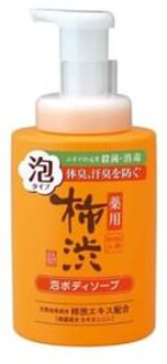 Shikioriori Medicated Kakishibu Weak Acidic Persimmon Antiperspirant Foam Body Soap 500ml