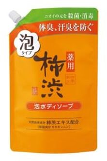 Shikioriori Medicated Weak Acidic Persimmon Antiperspirant Foam Body Soap 700ml Refill