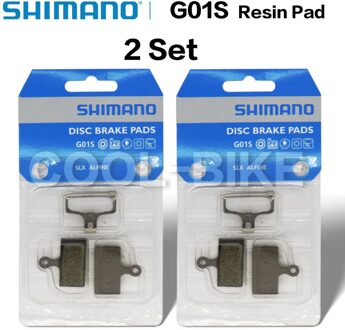Shimano Bike Remblokken G01S Hars Fiets Pads Schijfremblokken M9000 Deore Xt M8000 Slx M6000 M666 M675 Deore m615 RS785 R517 G01S 2 reeks