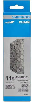 Shimano Ketting 11 speed Shimano HG701 Ultegra / Deore XT - met Quick Link - 116 schakels