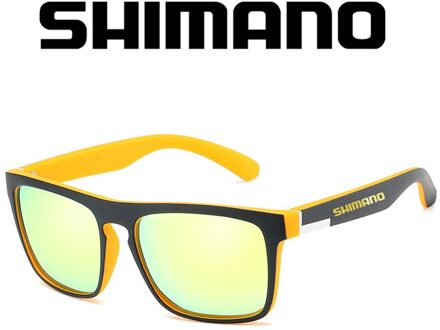 Shimano Man Vissen Bril Outdoor Bergbeklimmen Anti-Ultraviolet Klassieke Gepolariseerde Zonnebril Rijden Rijden Zonnebril 707