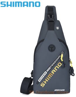 Shimano Mannen Enkele Schouder Vissen Zakken Waterdichte Leisure Multi Functie Rugzakken Vistuig Kit Sport Wandelen Bag 1