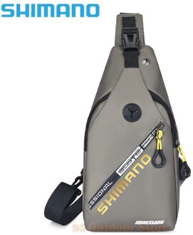 Shimano Mannen Enkele Schouder Vissen Zakken Waterdichte Leisure Multi Functie Rugzakken Vistuig Kit Sport Wandelen Bag 3