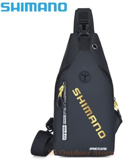 Shimano Mannen Enkele Schouder Vissen Zakken Waterdichte Leisure Multi Functie Rugzakken Vistuig Kit Sport Wandelen Bag 5