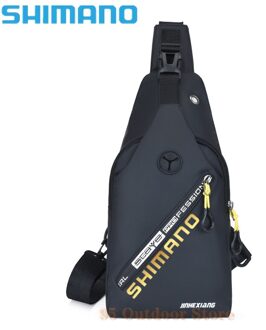 Shimano Mannen Enkele Schouder Vissen Zakken Waterdichte Leisure Multi Functie Rugzakken Vistuig Kit Sport Wandelen Bag 8