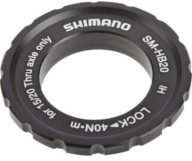 Shimano Remschijfadapter Center-lock Ring Voor Steekasnaven Sm-hb20