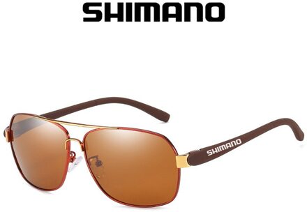 Shimano Vissen Bril Outdoor Bergbeklimmen Anti-Ultraviolet Klassieke Gepolariseerde Zonnebril Rijden Rijden Vissen Zonnebril 05